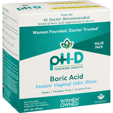 Boric Acid Vaginal Odor Rinse
