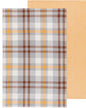Dishtowel Set Second Spin Plaid Maize, 2-pk