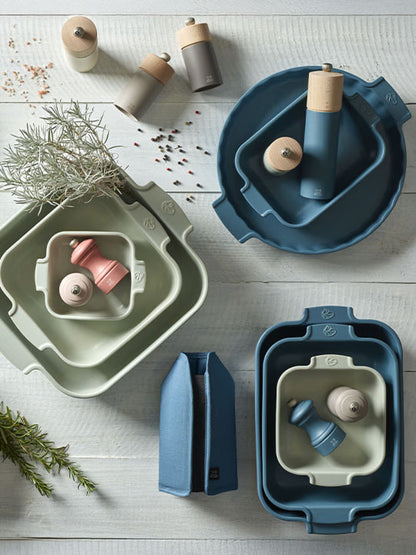 Peugeot Appolia Ceramic Rectangular Baker, 14.25" Celestial Blue