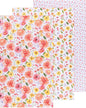 Dishtowel Set Floursack Cottage Floral, 3-pk