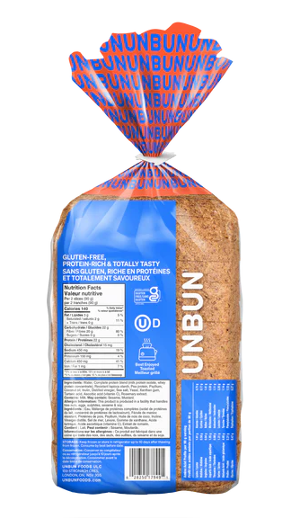 UnBun Complete Protein White Bread (GF) *FROZEN*