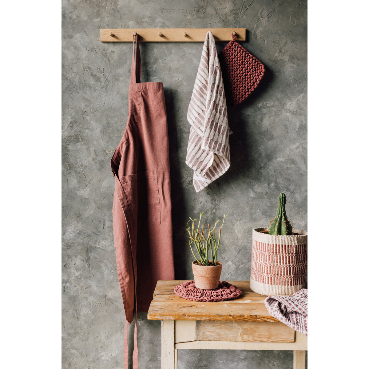 Dishtowel Set Abode Canyon Rose, 2-pk