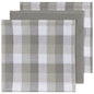 Dishcloth Set Check It London Grey 3-pk