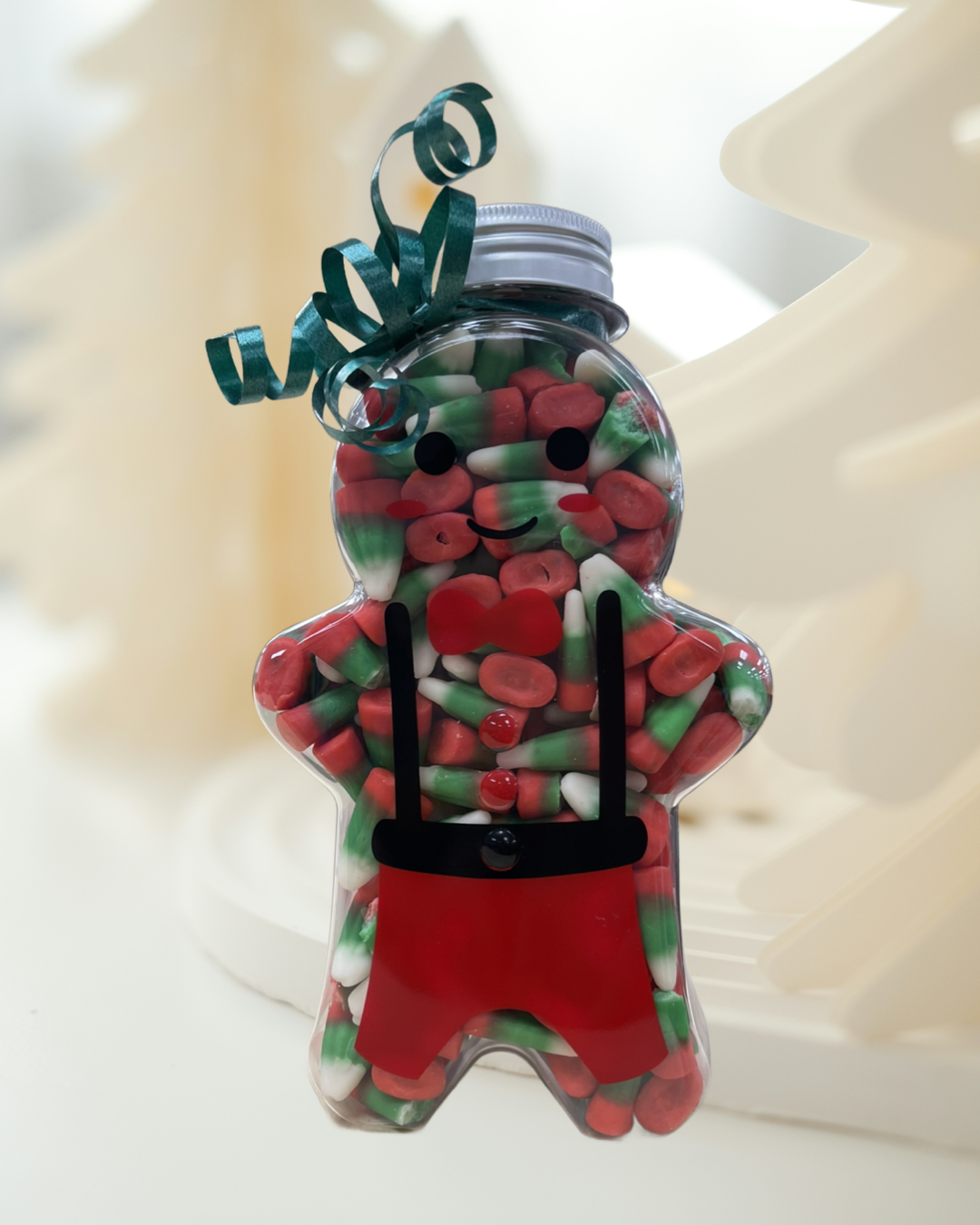 Reindeer Treats Filled Gingerbread Man, 6"