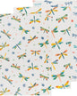 Dishtowel Set Floursack Baker's Dragonfly, 3-pk