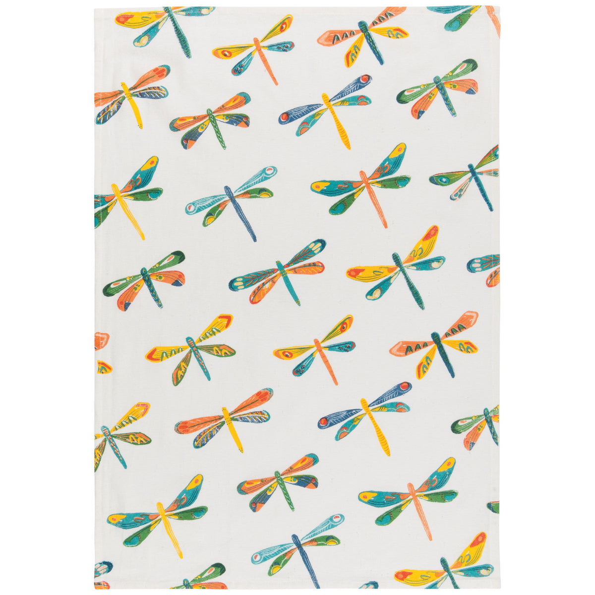 Dishtowel Set Floursack Baker's Dragonfly, 3-pk