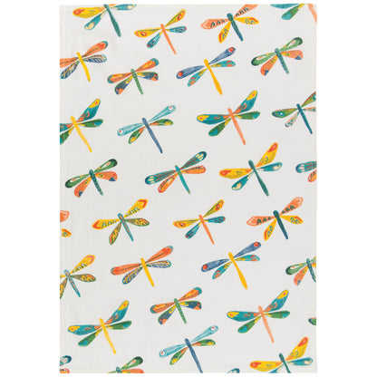 Dishtowel Set Floursack Baker's Dragonfly, 3-pk