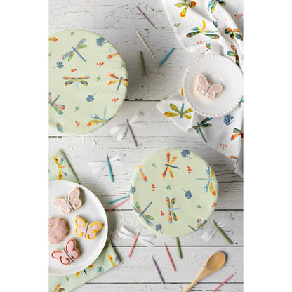 Dishtowel Set Floursack Baker's Dragonfly, 3-pk