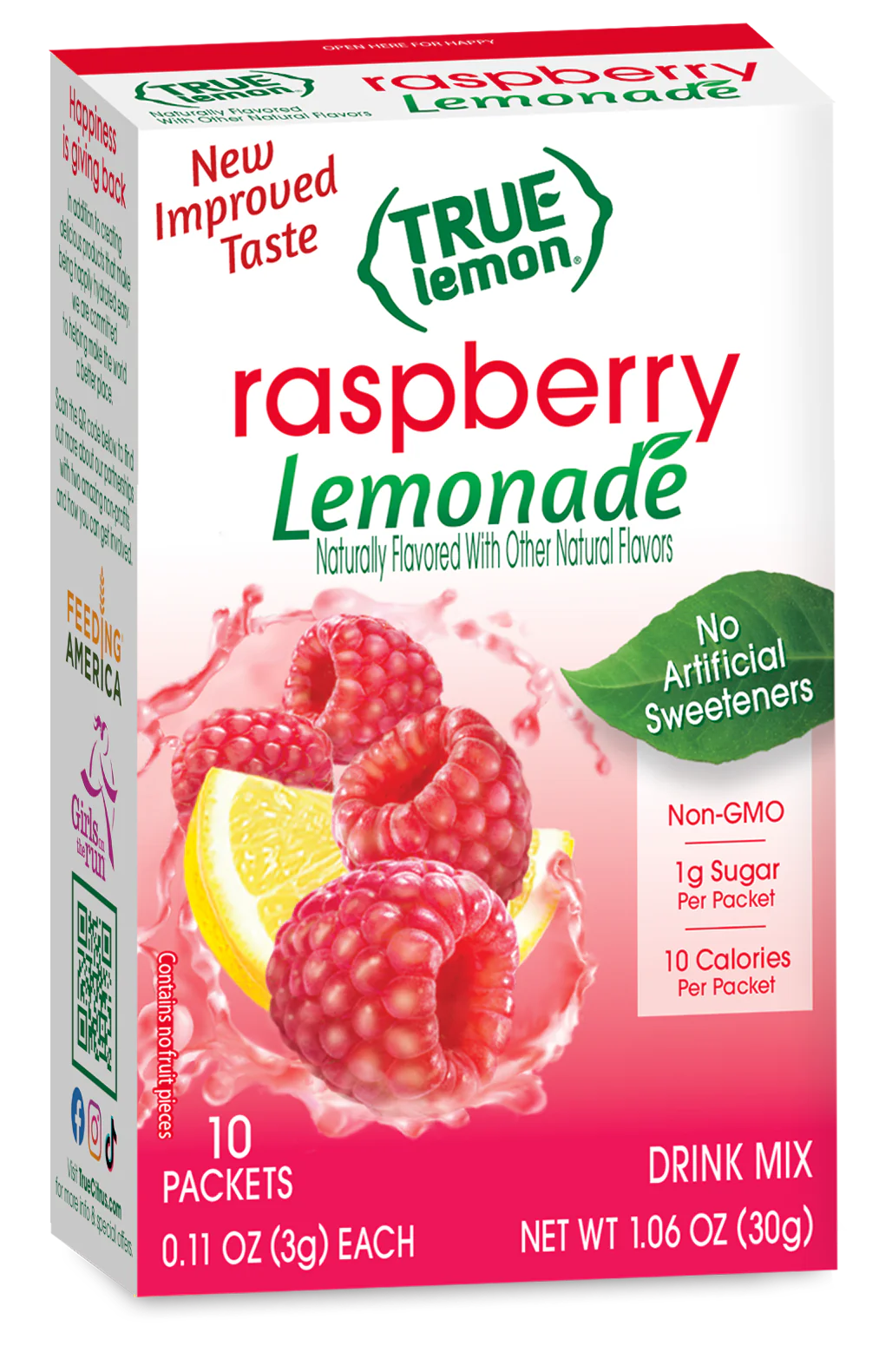 True Lemon Raspberry Lemonade Packets