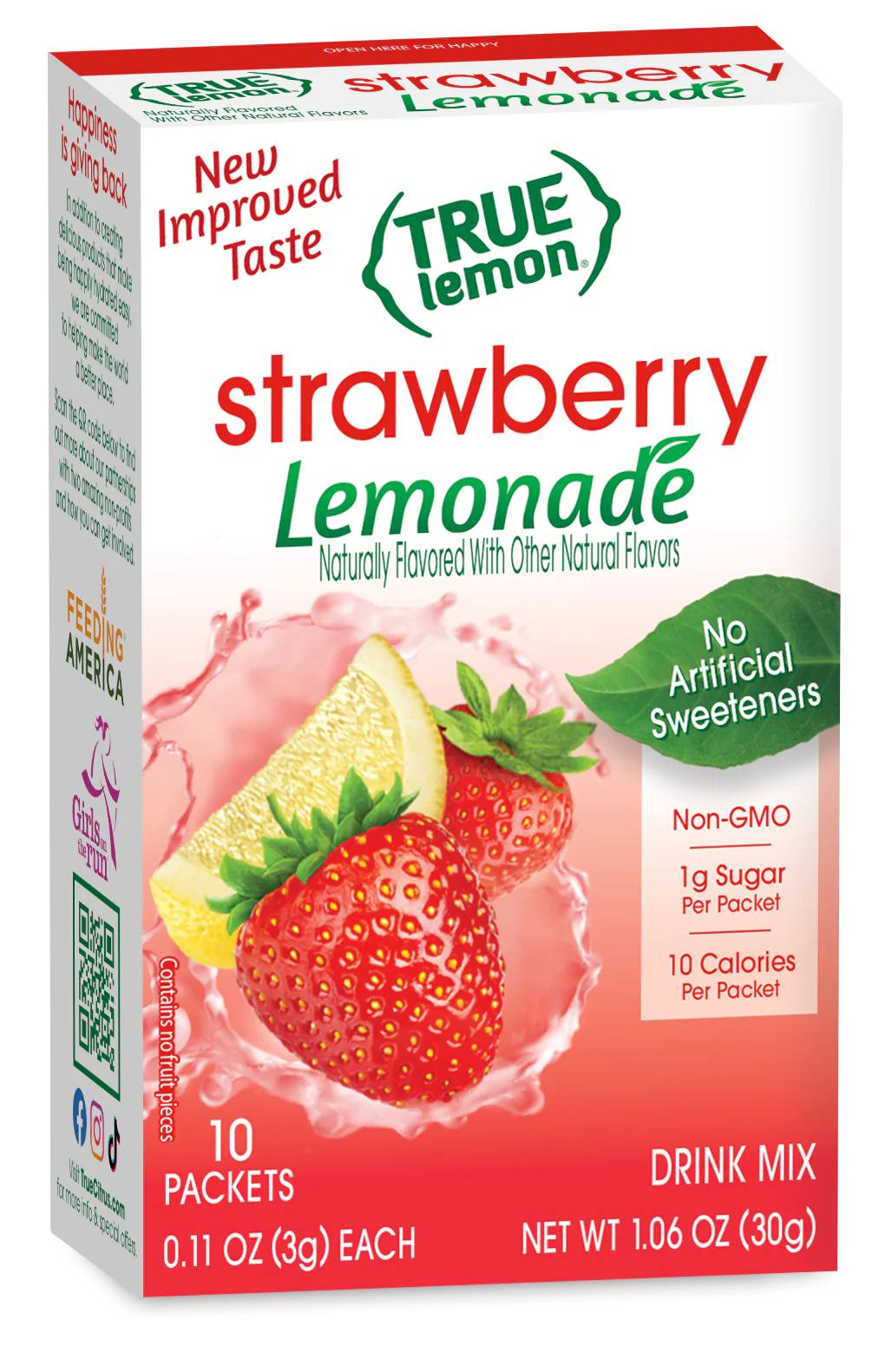 True Lemon Strawberry Lemonade Packets – NewMarket Natural Foods + Kitchen