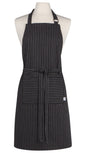 Chef's Apron, Black Pinstripe