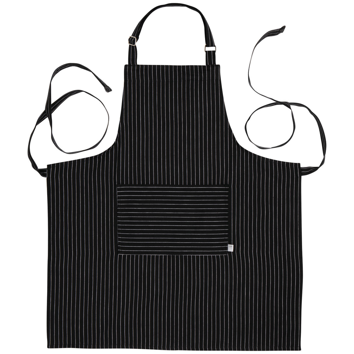 Chef's Apron, Black Pinstripe