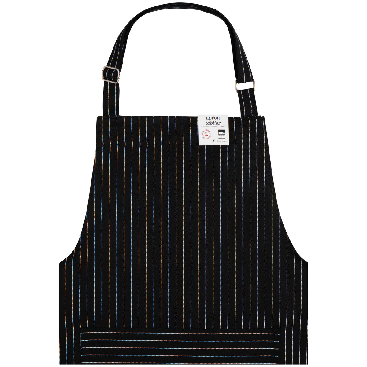 Chef's Apron, Black Pinstripe