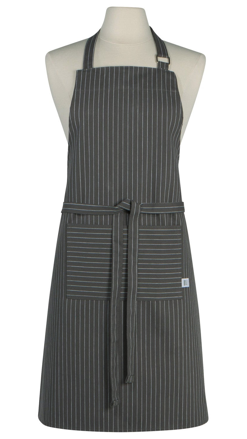Chef's Apron, Granite Pinstripe