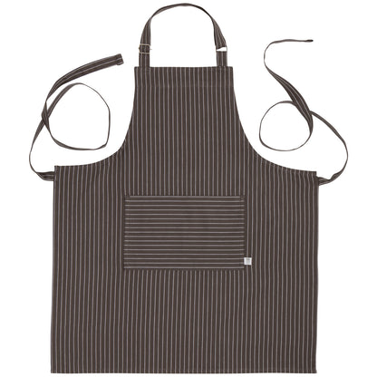 Chef's Apron, Granite Pinstripe