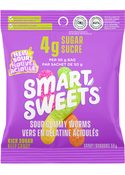 Smart Sweets Sour Gummy Worms