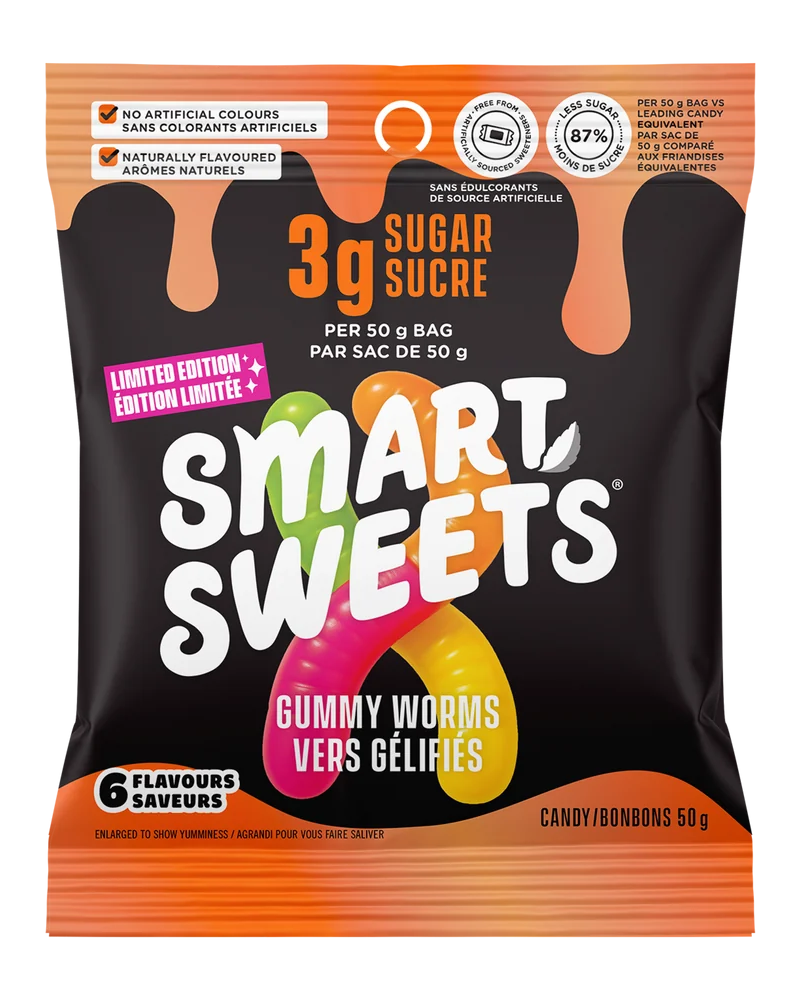 Smart Sweets Halloween Gummy Worms - LE