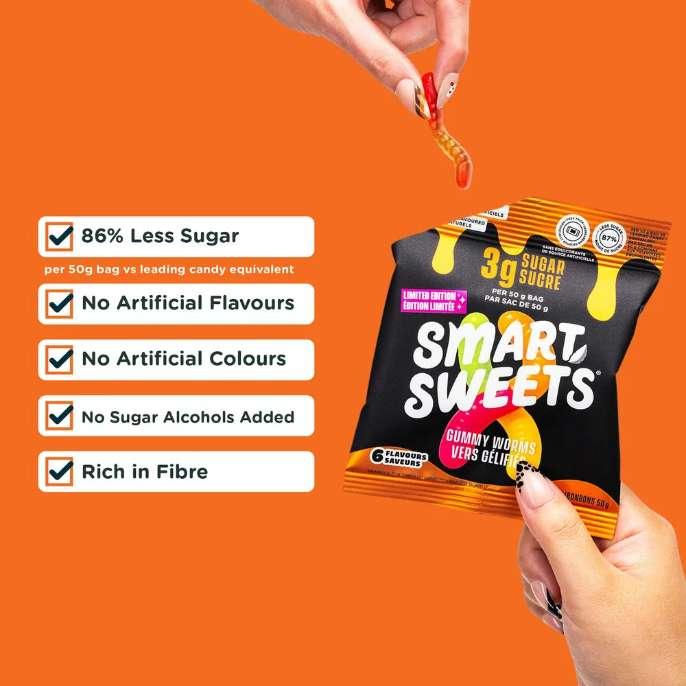 Smart Sweets Halloween Gummy Worms - LE