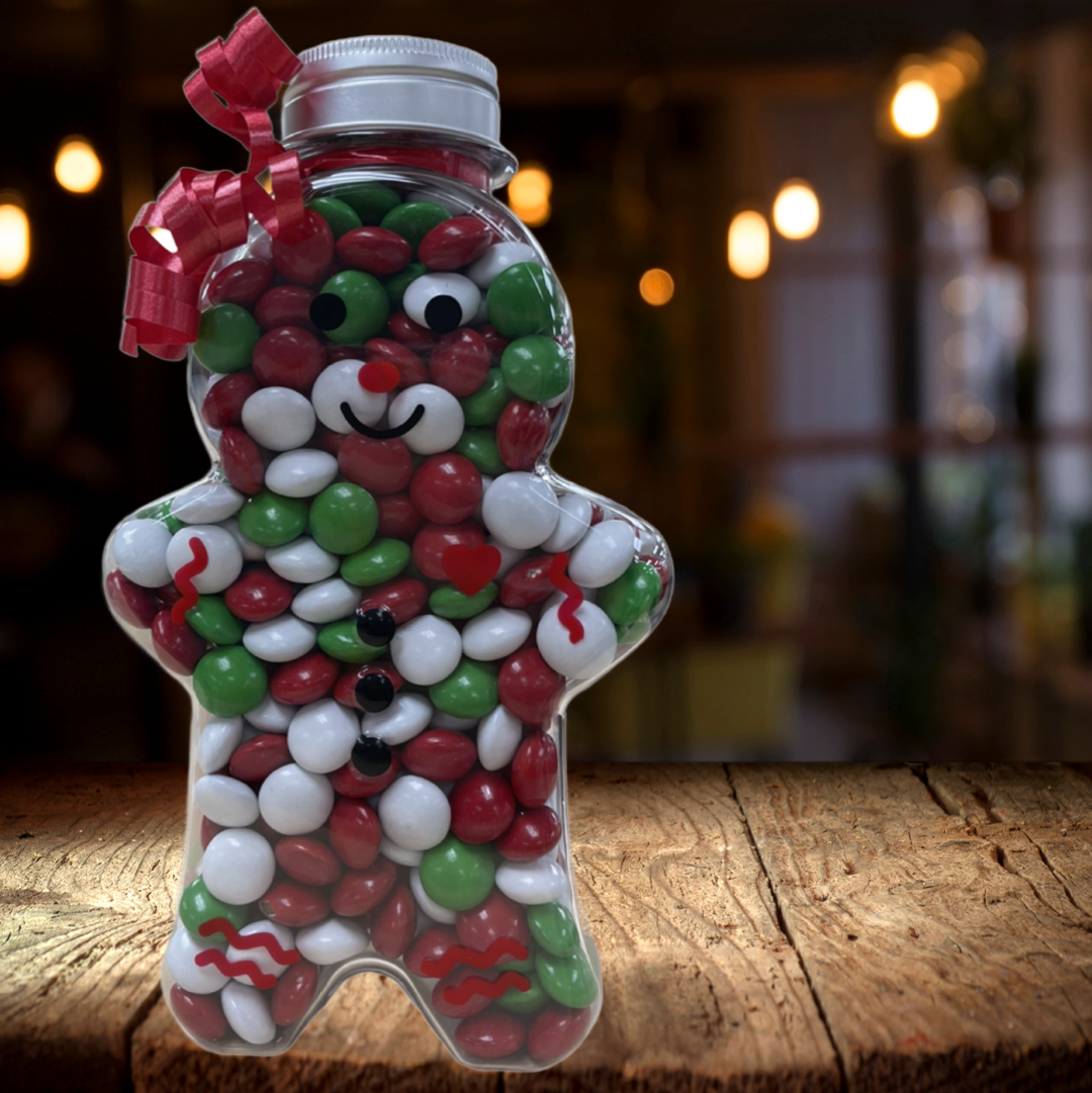 Cocoa Gems Filled Gingerbread Man, 6"