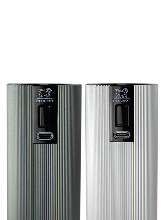 Peugeot Line Electric Mill Set 6", Carbon & Aluminum