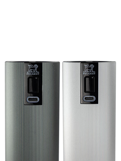 Peugeot Line Electric Mill Set 6", Carbon & Aluminum
