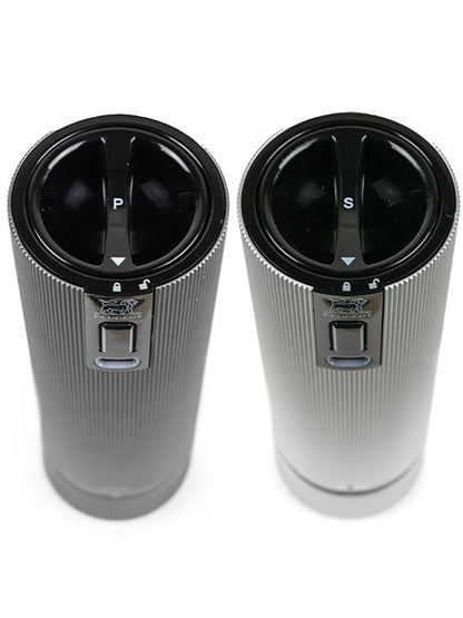 Peugeot Line Electric Mill Set 6", Carbon & Aluminum