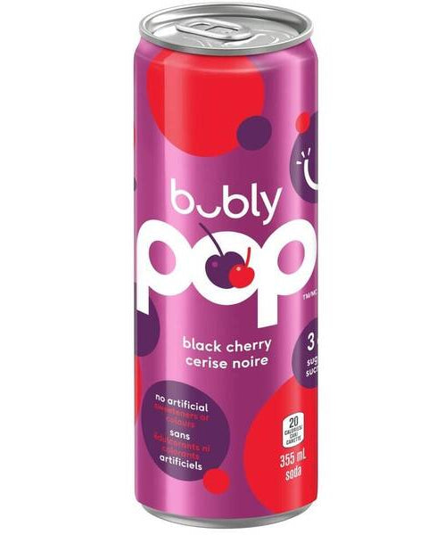 bubly pop Black Cherry Soda