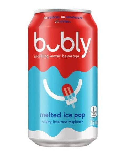 bubly Sparkling Water Melted Ice Pop - Limted Edition!