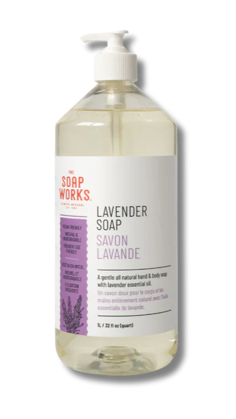 Soap Works Liquid Glycerin Soap, Lavender