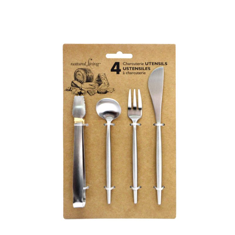 Charcuterie Utensils Set of 4, Stainless