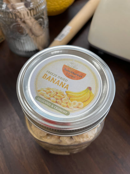 Banana Slices, Freeze-Dried