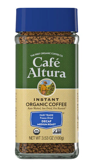 Cafe Altura Instant Decaf Coffee (Org) (FT)