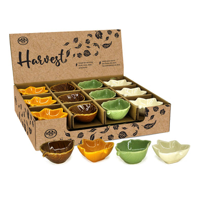 Dip Bowl Leaf, Assorted