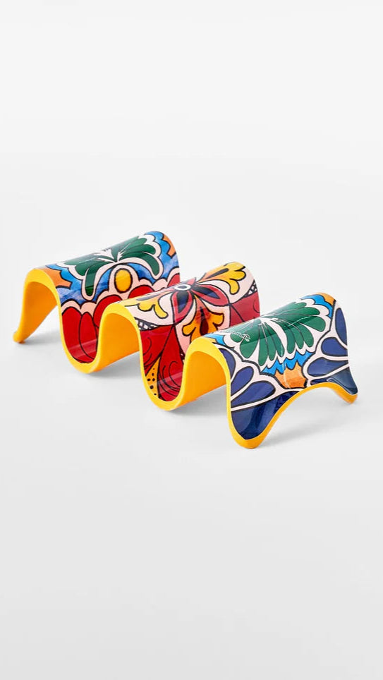 Prepara Taco Holder, Yellow