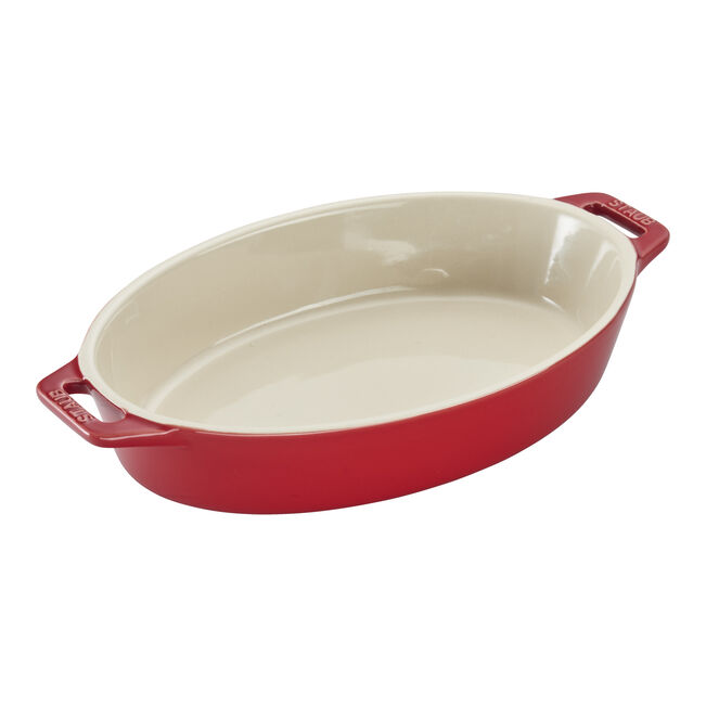 Staub Mixed Baking Dish Set, Cherry Red
