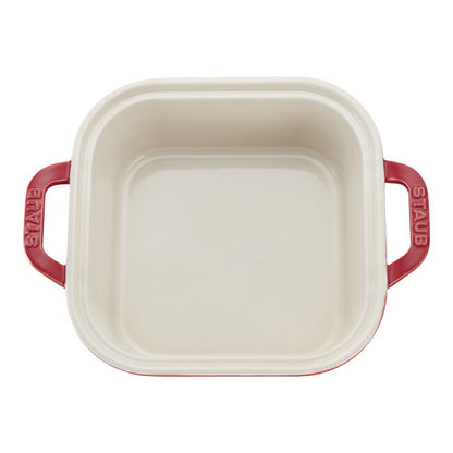 Staub Mixed Baking Dish Set, Cherry Red