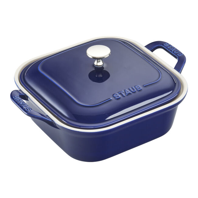 Staub Mixed Baking Dish Set, Dark Blue