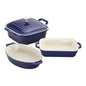 Staub Mixed Baking Dish Set, Dark Blue