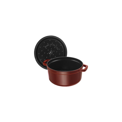Staub la Cocotte Round Cast Iron, Grenadine Red