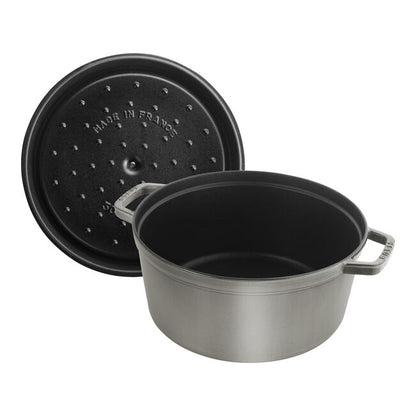 Staub la Cocotte Round Cast Iron, Graphite Grey