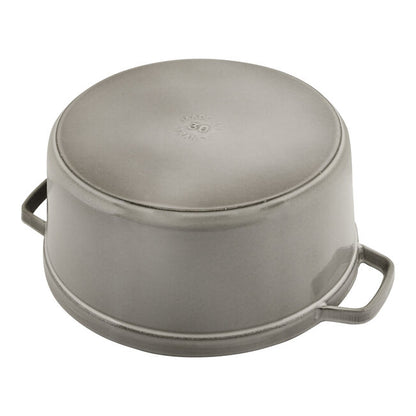 Staub la Cocotte Round Cast Iron, Graphite Grey