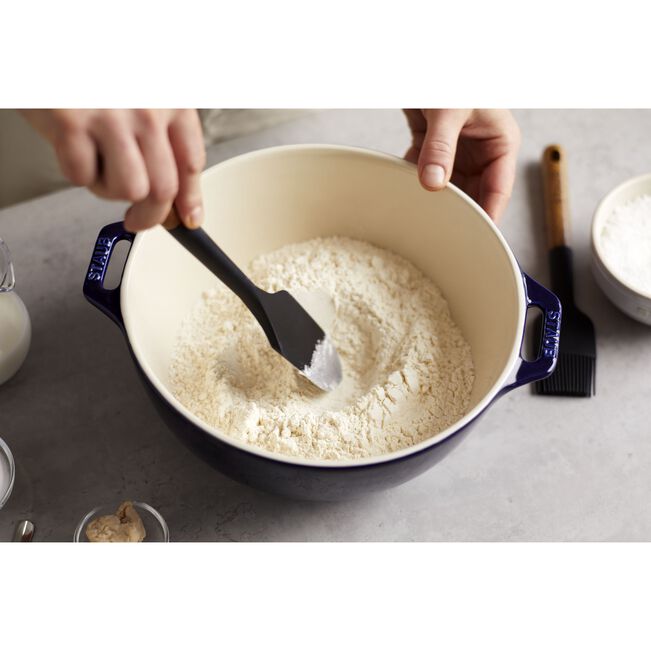 Staub Pastry Scraper, Wood & Silicone