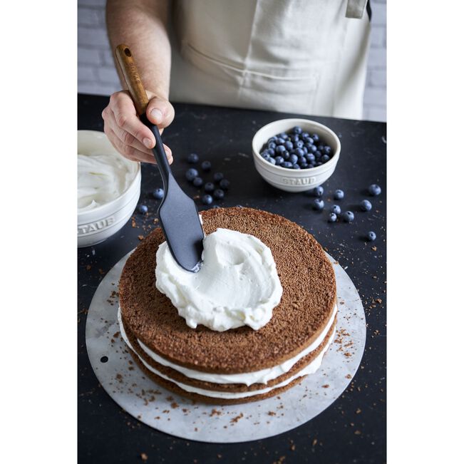 Staub Pastry Scraper, Wood & Silicone