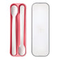 Mepal Mio Feeding Spoon Deep Pink, Set of 2