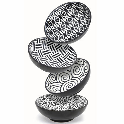 Dip Bowl Black & White, 8cm