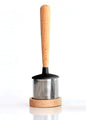 Tea Infuser, with Wood Handle & Stand