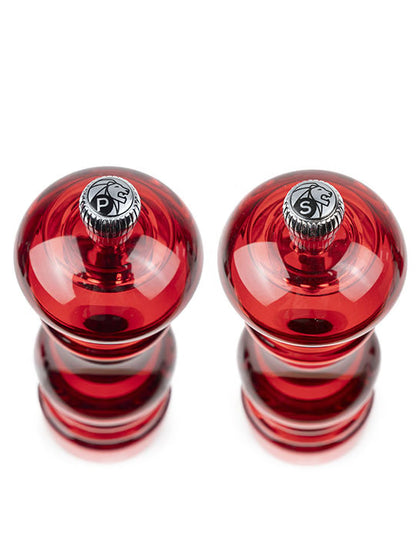 Peugeot Podium Manual Mill Set 7", Red Acrylic