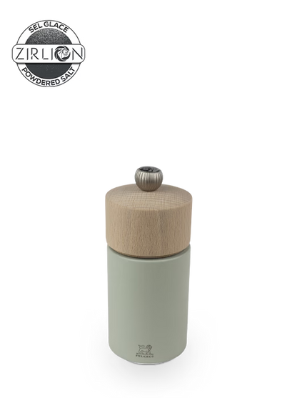 Peugeot Boreal Manual Salt Mill 5", Sage Green