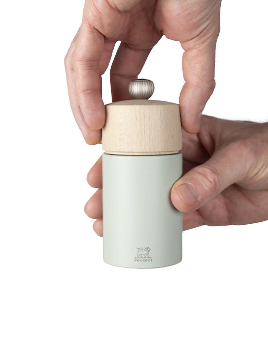 Peugeot Boreal Manual Salt Mill 5", Sage Green