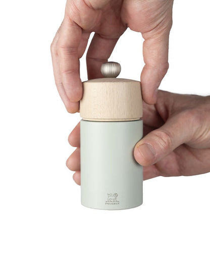 Peugeot Boreal Manual Salt Mill 5", Sage Green